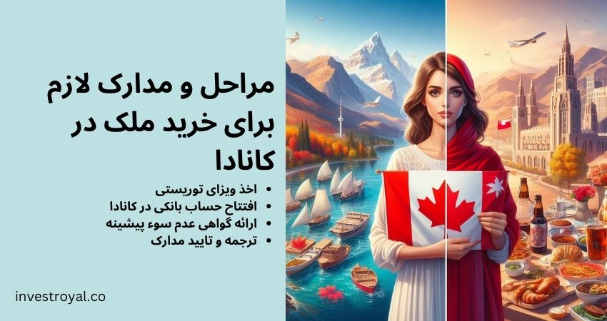 مراحل خرید ملک و سرمایه‌گذاری در کانادا